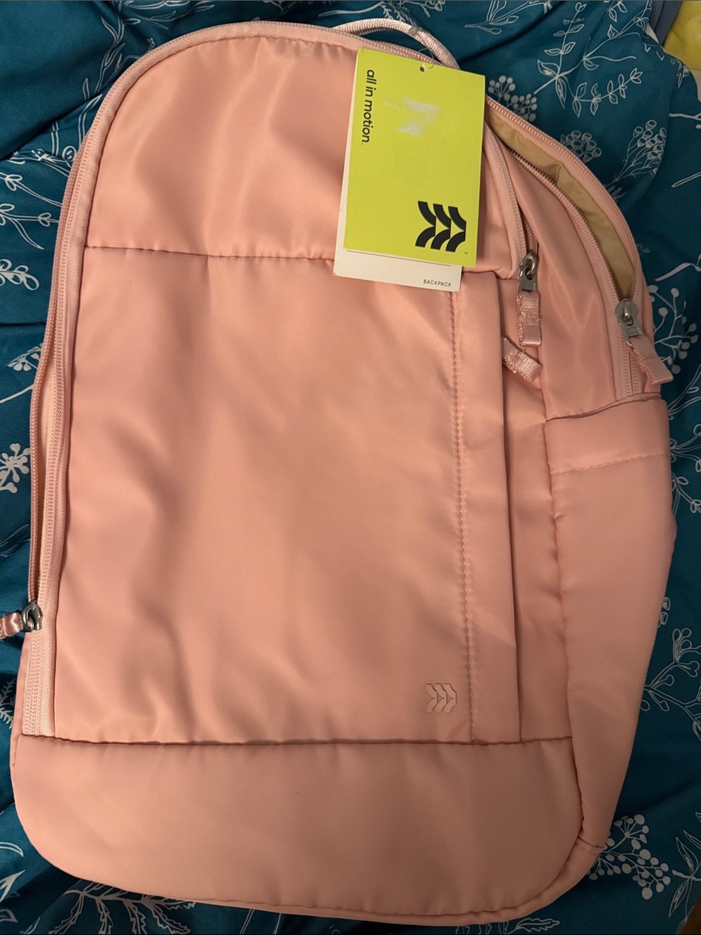 all in motion Peach Quilted Everyday Backpack